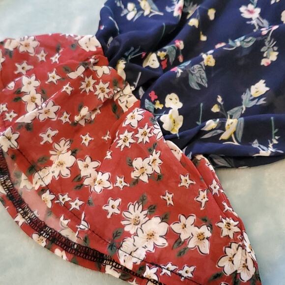 Nwt Suzanne Betro Twin Print Tunic lined 1x - Picture 3 of 9